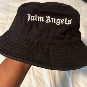 Palm Angels classic logo bucket hat
